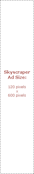 Skyscraper Banner Exchange - Sample 120x600 Skyscraper ad